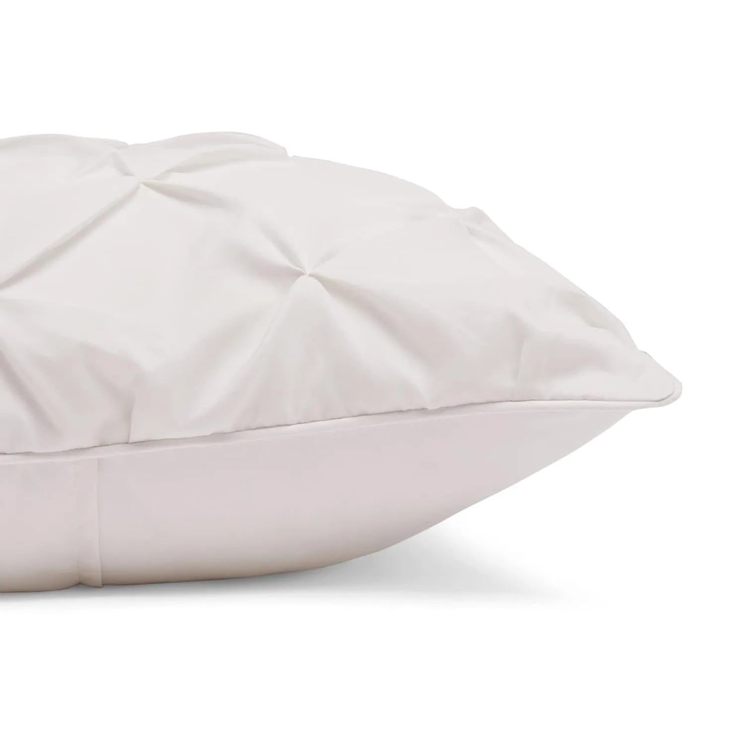 Amazon Basics Light-Weight Microfiber Pinch Pleat Duvet Cover Set