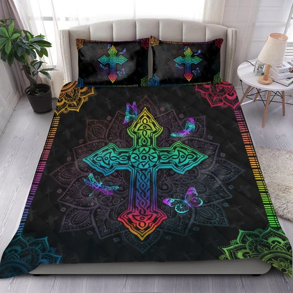 Premium Jesus Quilt Bedding Set - Christian Bedding Sets